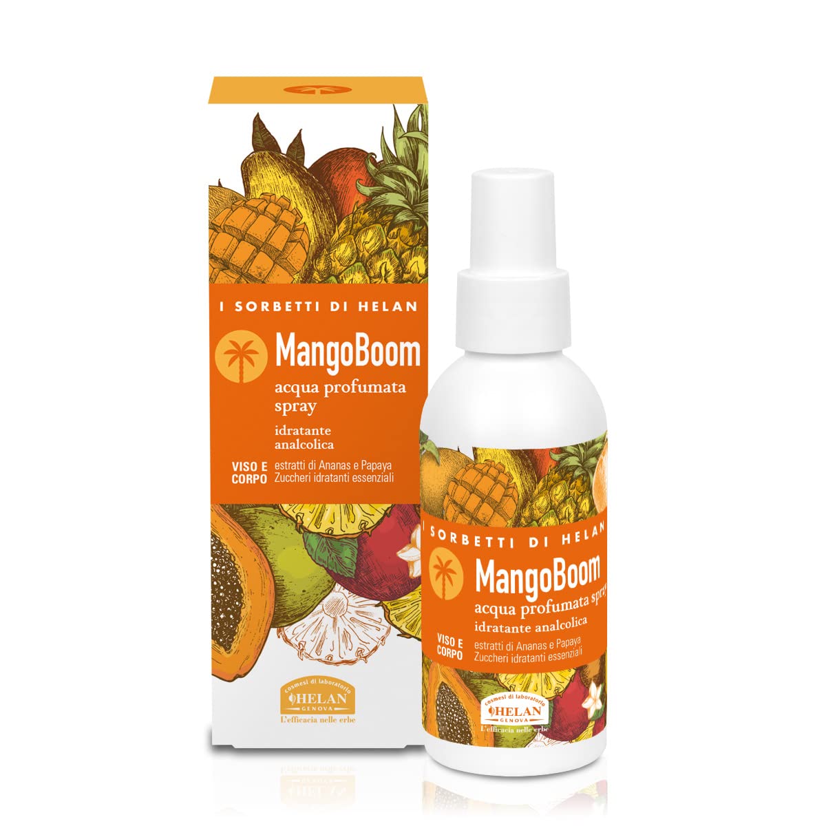 Helan I Sorbetti MangoBoom – Moisturising Face & Body Spray, 100ml