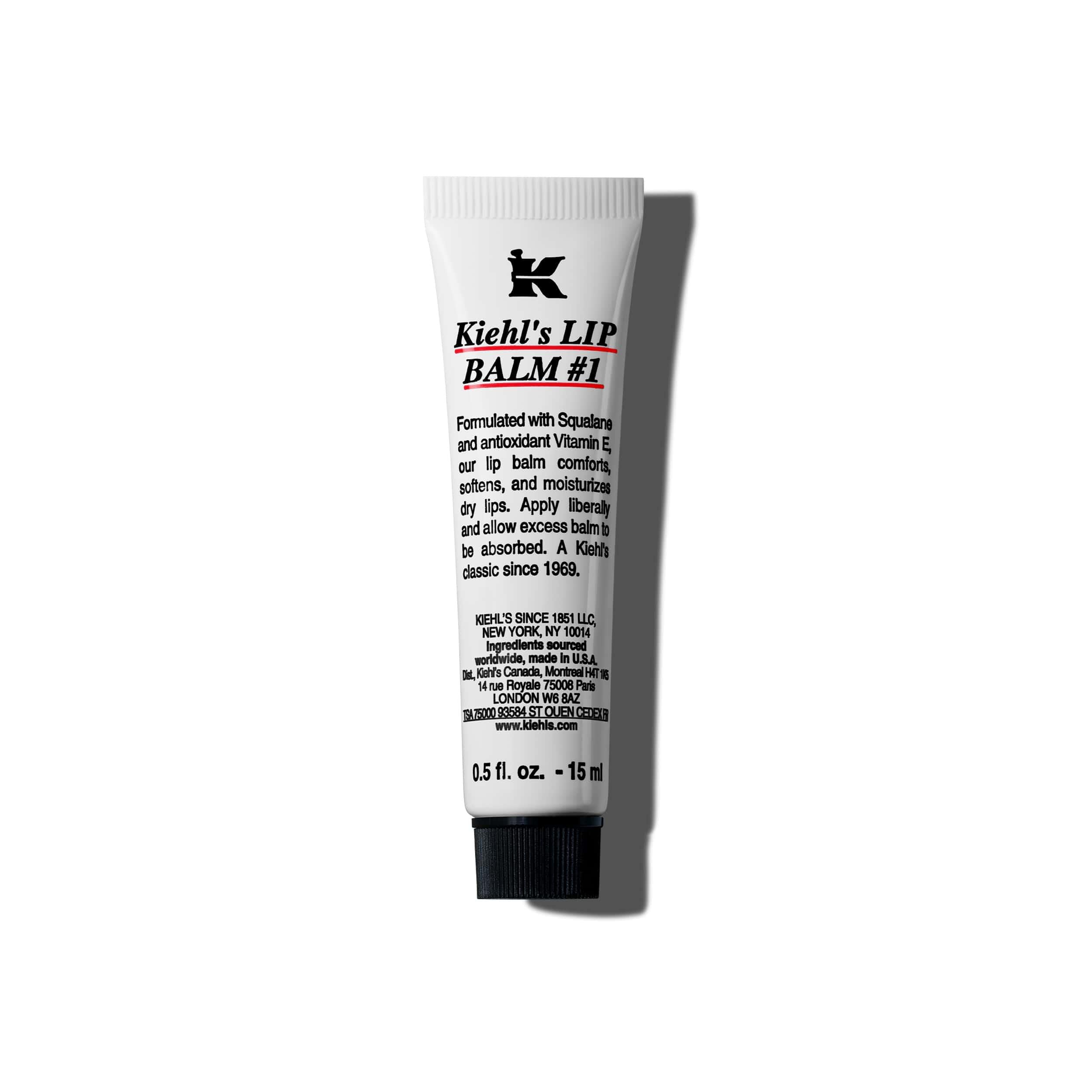 Kiehl's Lip Balm #1 – Fragrance-Free Moisturizing Treatment, 15ml