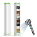 MEKO Replacement Shower Head Filter Cartridge for Hard Water – 2 Pack
