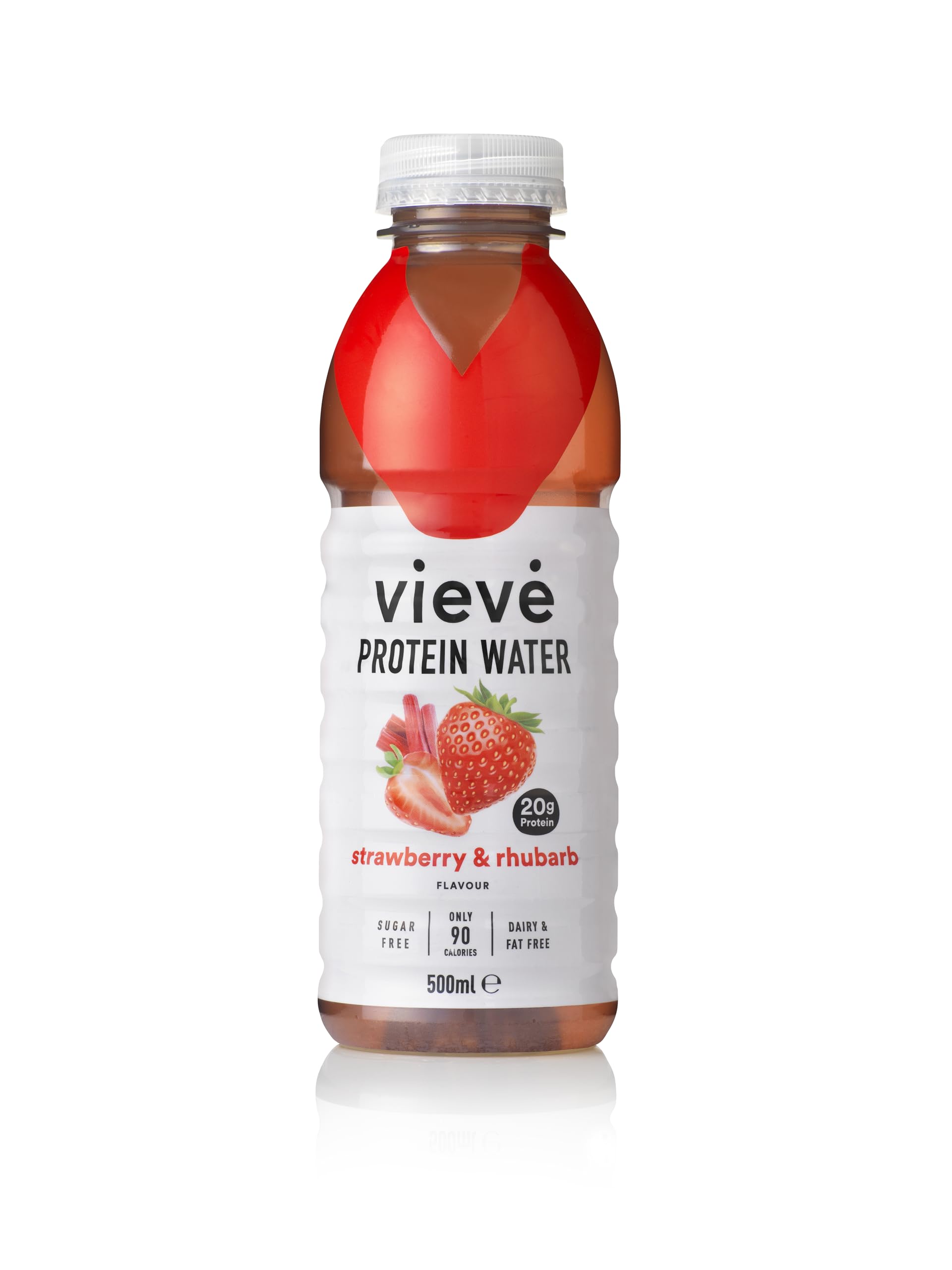 Vieve Protein Water Strawberry & Rhubarb - 20g Protein (6x500ml)