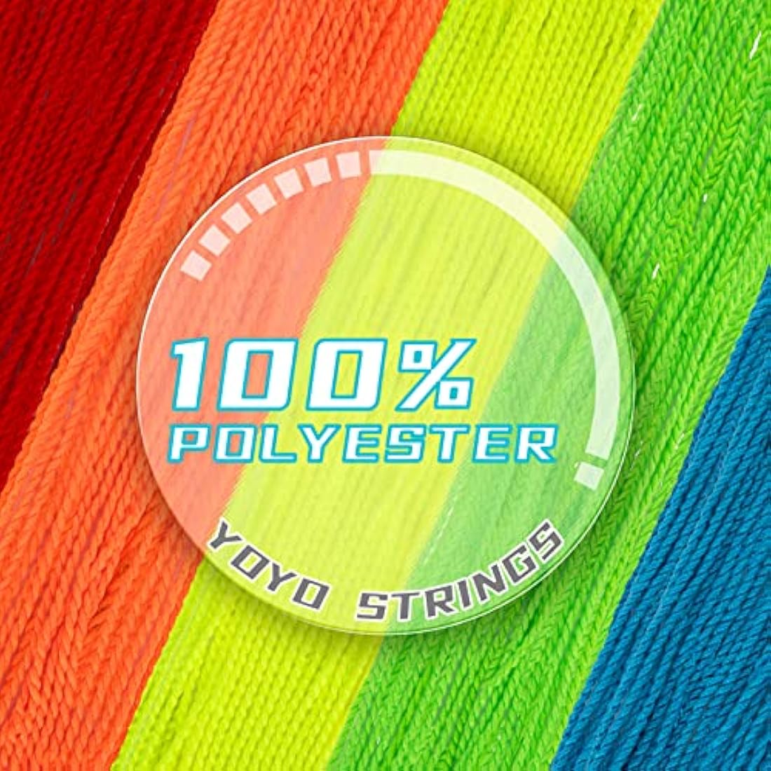 Professional Polyester Yoyo Strings - 25 Pack Multi-Color