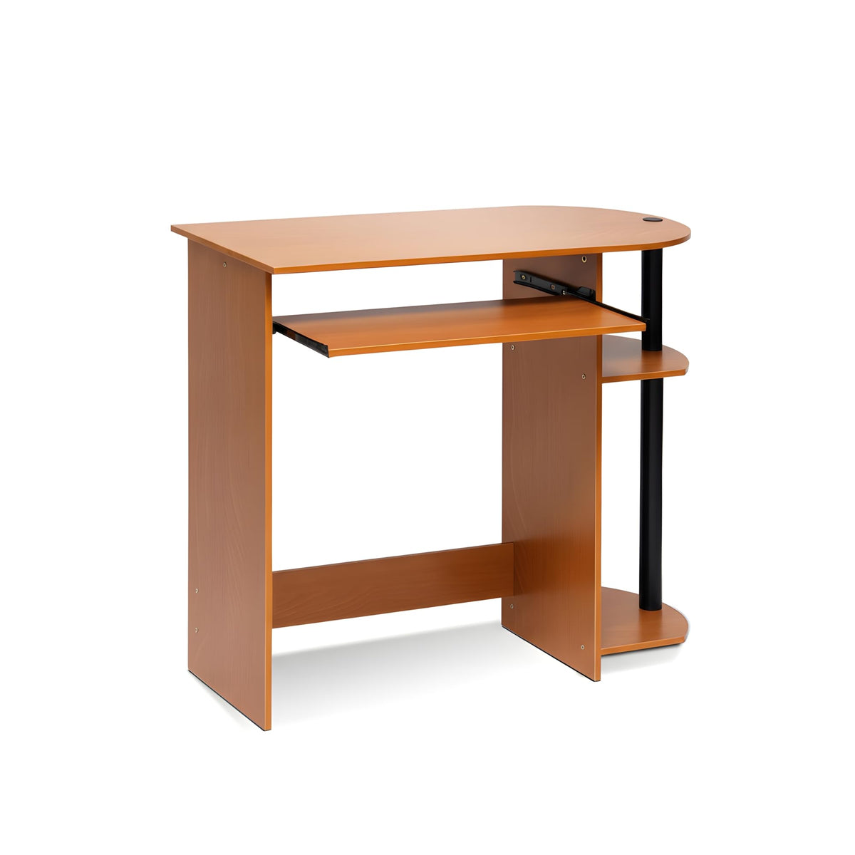 Furinno SIMPLISTIC 80cm Wide Gaming Desk with Keyboard Tray, Light Cherry - image 5
