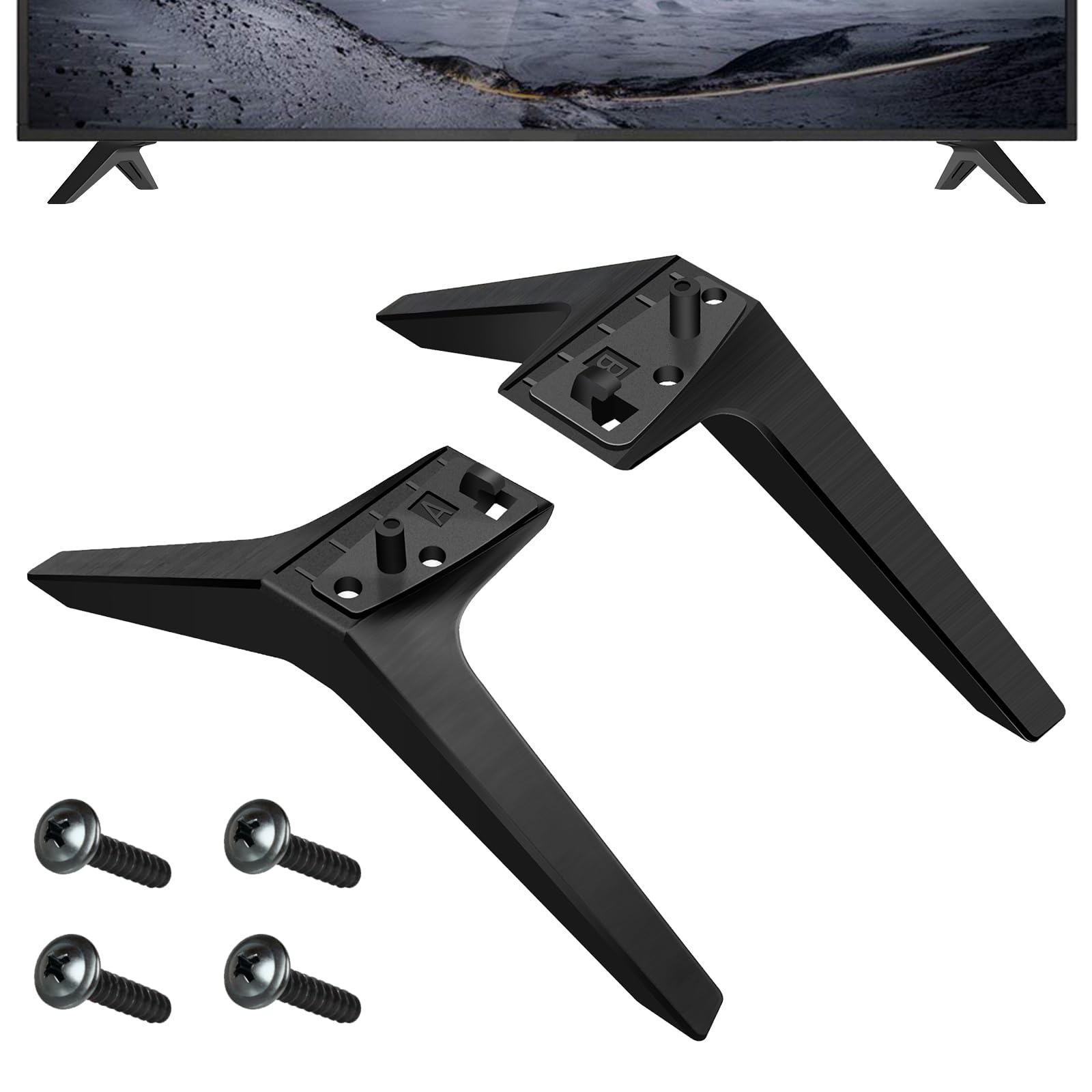 LG TV Replacement Legs | Universal Tabletop Pedestal Stand for 49-65 Inch