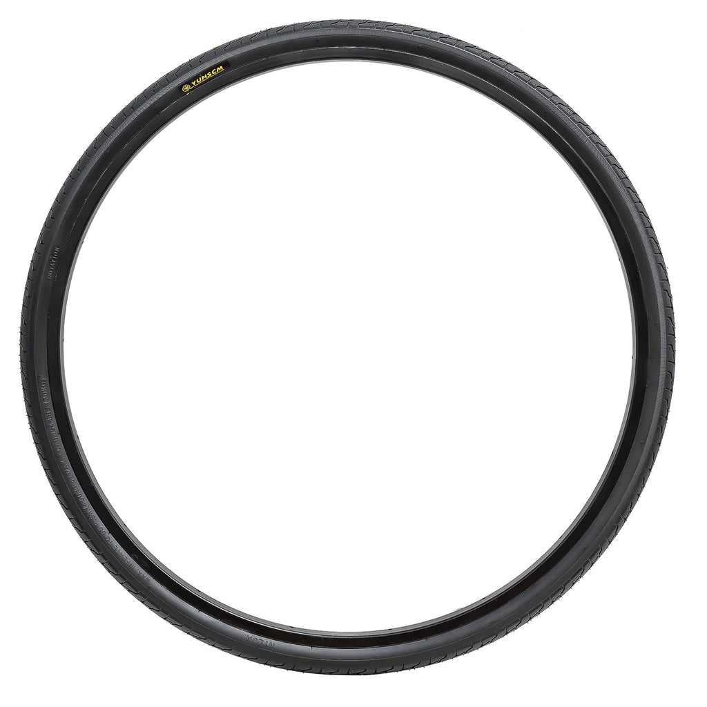 YunSCM 26x1 3/8 Road Bike Tyres and Tubes Set | 37-590 Schrader Valve
