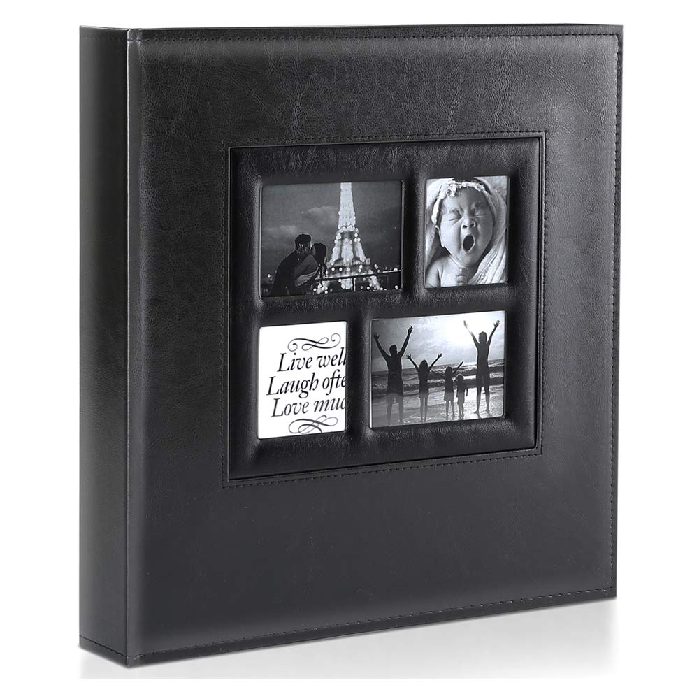 Benjia Leather Photo Album - 500 Pockets 4x6 for Wedding and Family