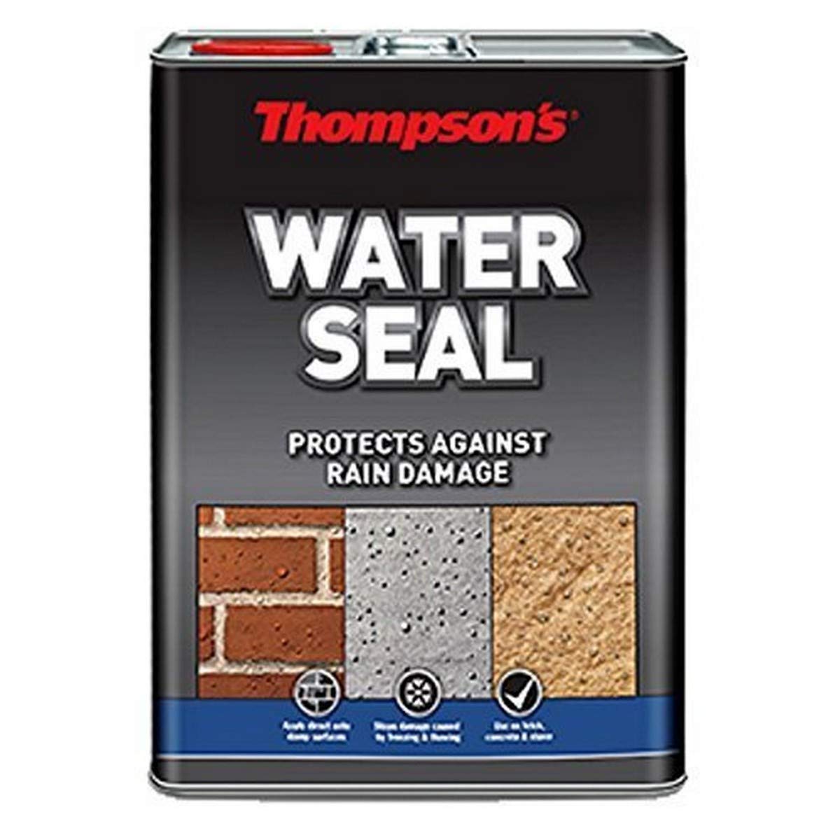Thompsons Water Seal - 5L Clear Waterproof Masonry Sealer by Ronseal