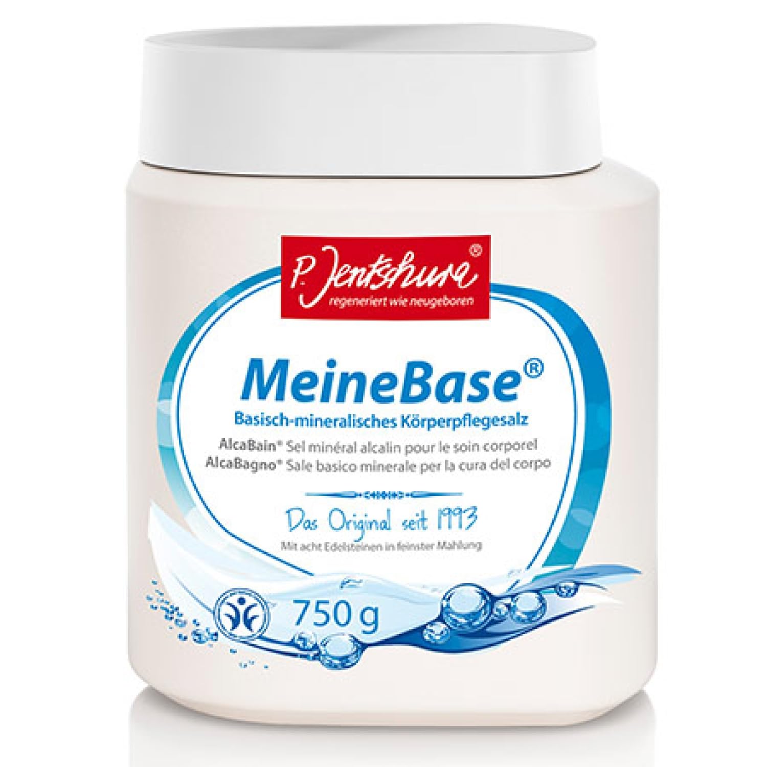 Jentschura MeineBase Alkaline Bath Salt | Mineral Body Care – 750g