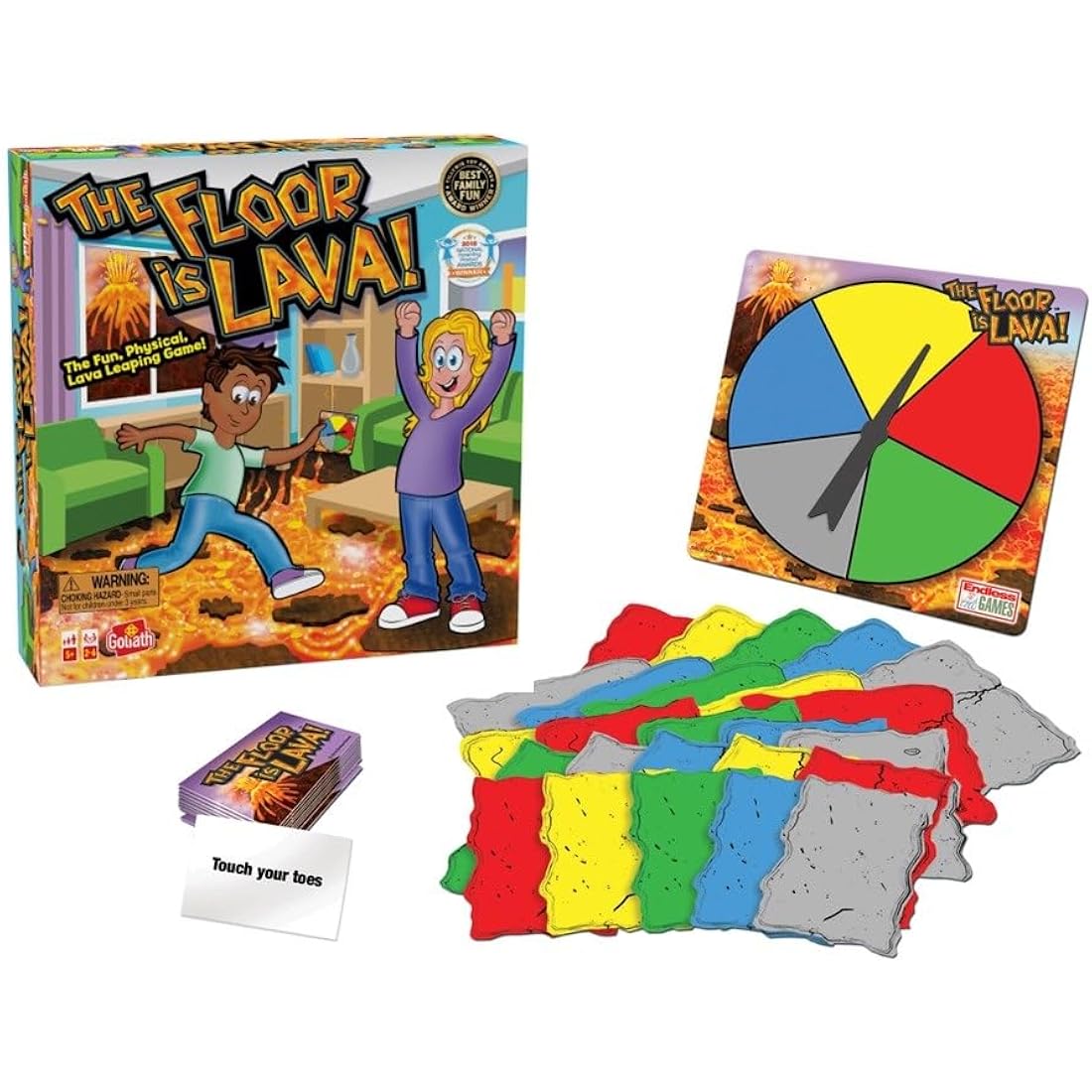 The Floor is Lava! Game by  – Active Family Party Game for Kids