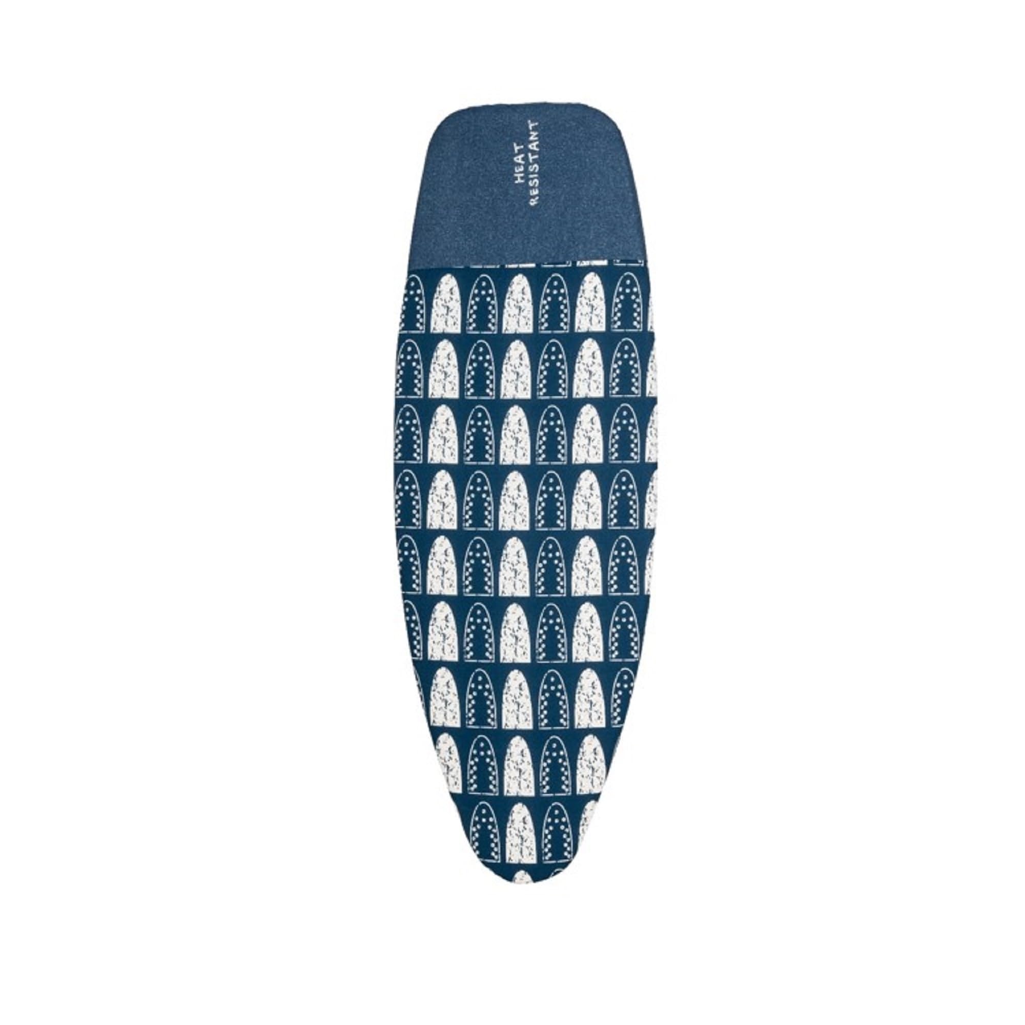 Addis Deluxe Ironing Board Cover – Navy/White Cotton Laundry Accessory