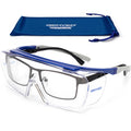 GENYED Safety Glasses – Fit Over Prescription, Anti-Fog & UV400 Protection