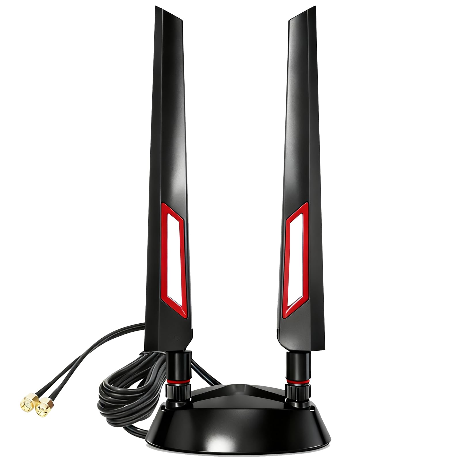 Vryth WiFi 6E Tri-Band Antenna – Magnetic Base for PC Gaming