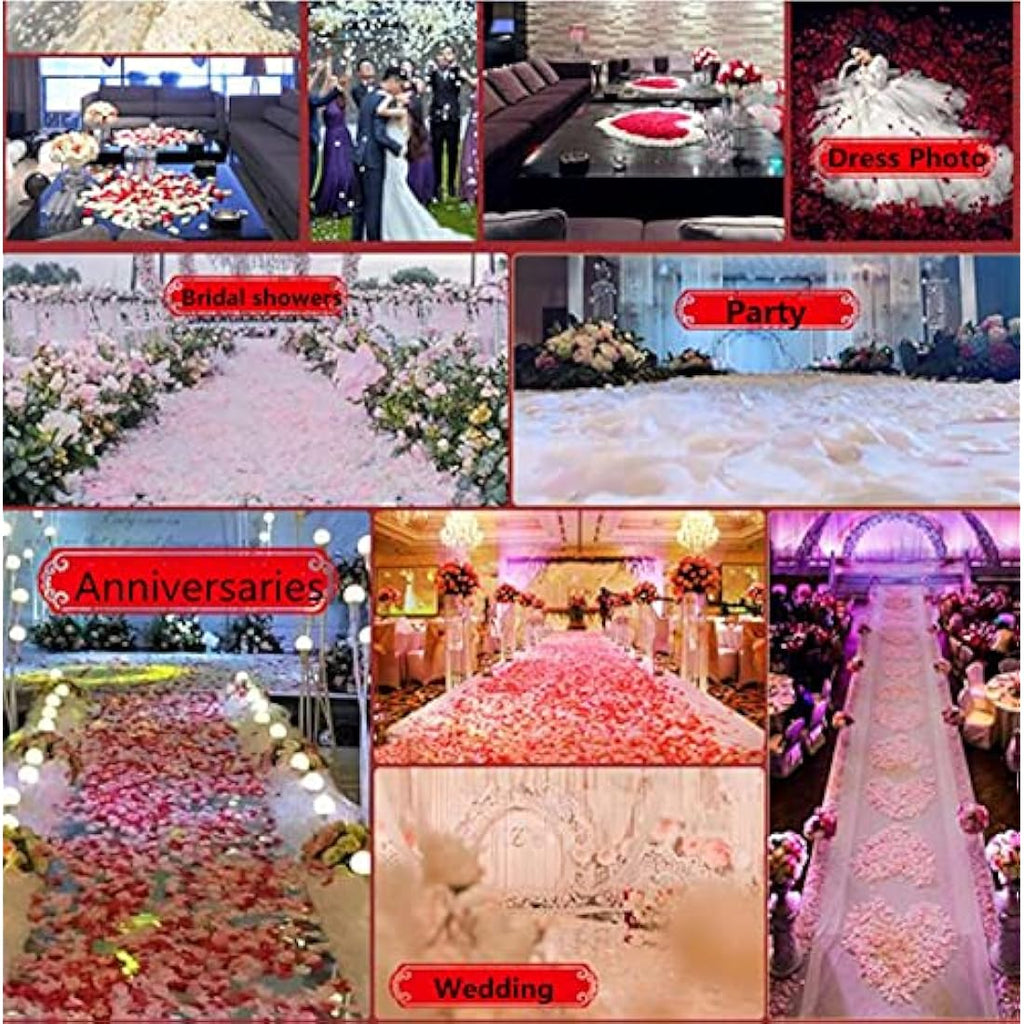 1000pcs Artificial Silk Rose Petals for Wedding - Dark Blue