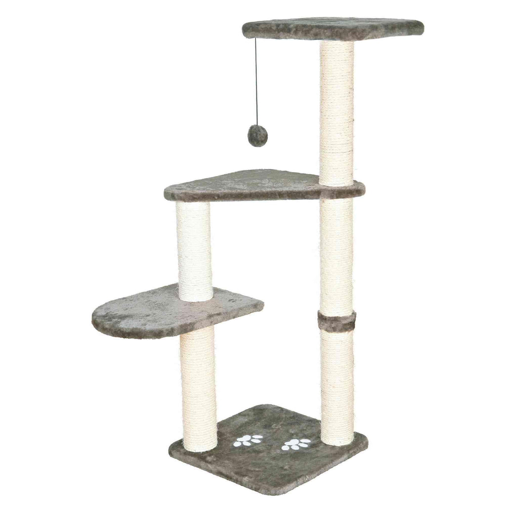 Trixie Altea Cat Scratching Post - 117cm Sisal & Plush - Platinum Grey