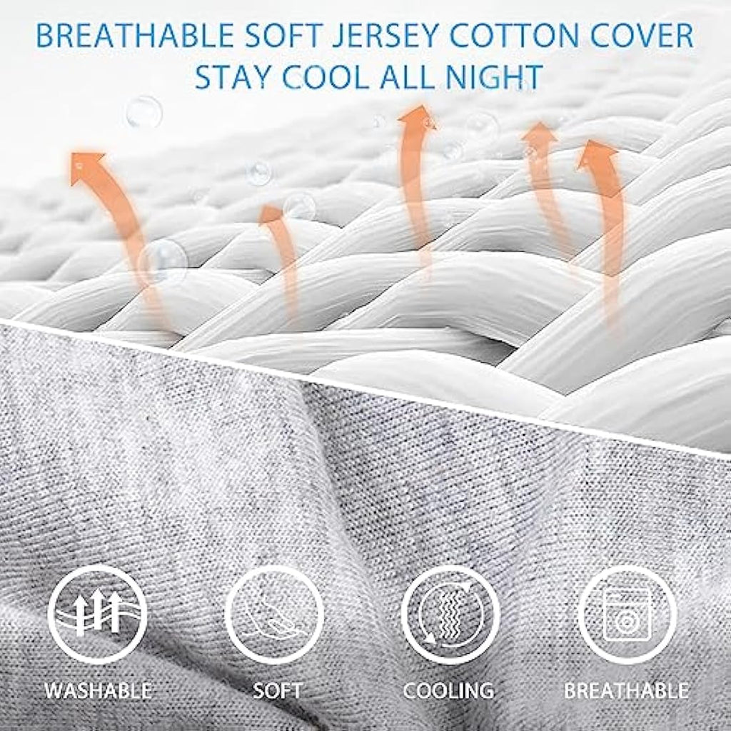 Chilling Home Cooling Pregnancy Pillow – 55" U-Shaped Jersey Body Pillow
