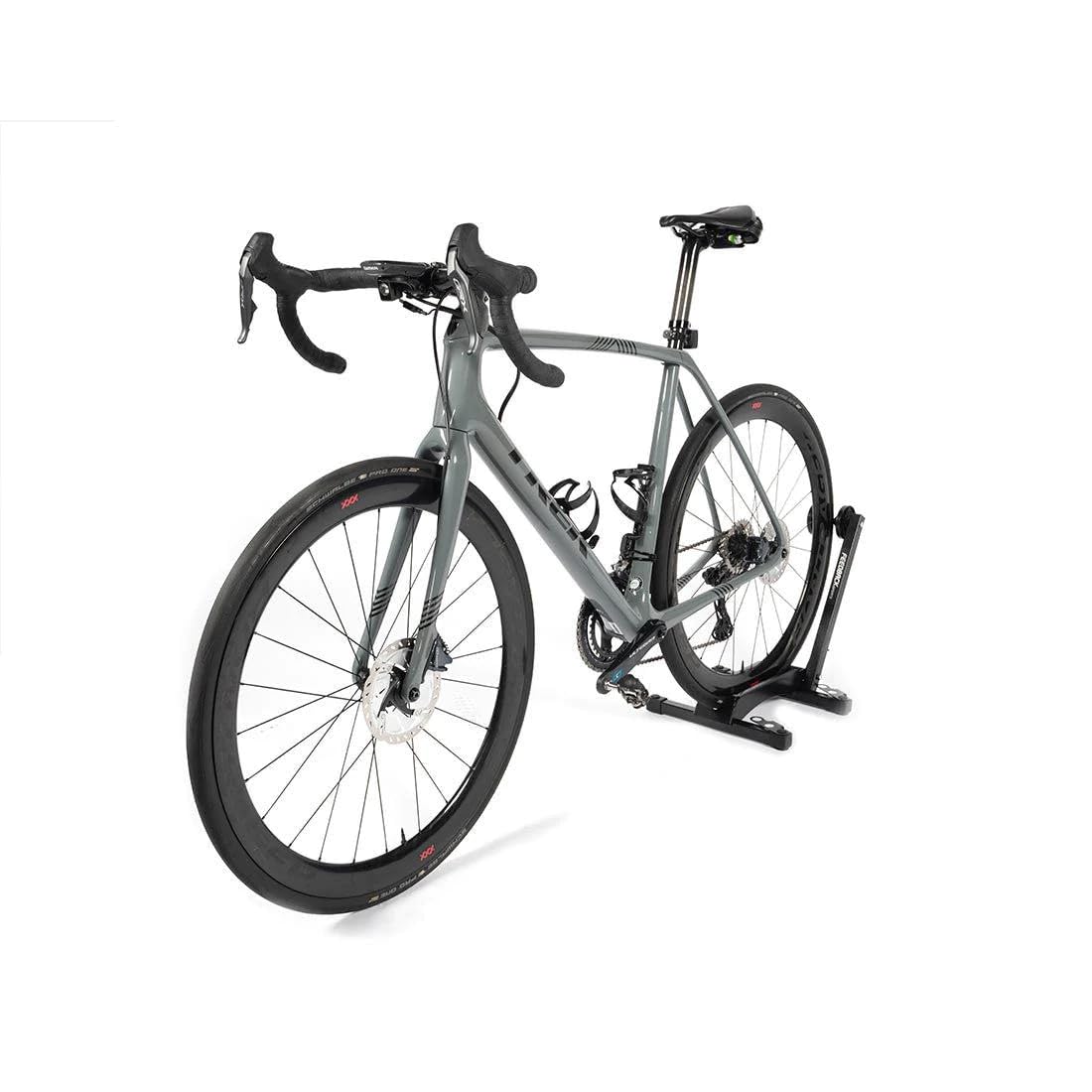 Feedback Sports RAKK Bicycle Floor Stand – Black Steel Bike Storage