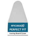 Encasa XO Ironing Board Cover | XL 135x45cm Heat Reflective Silver