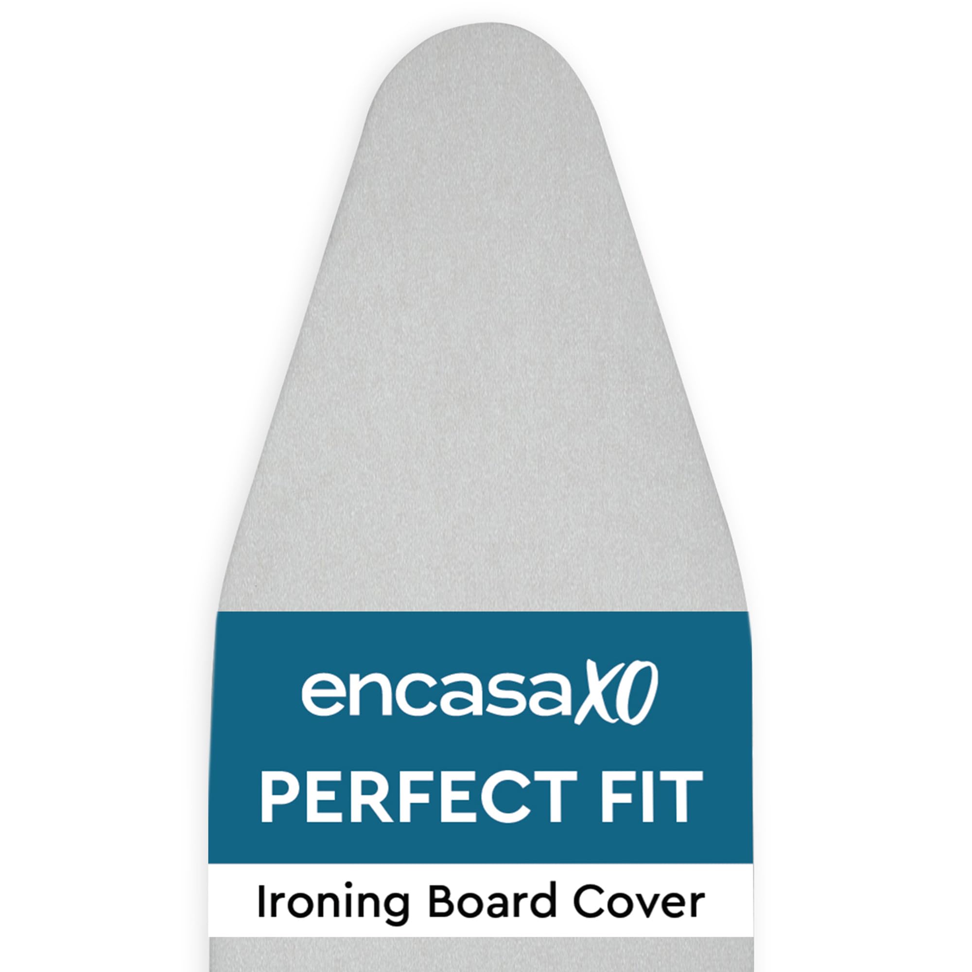 Encasa XO Ironing Board Cover - 125x39cm Heat Reflective Silver Pad