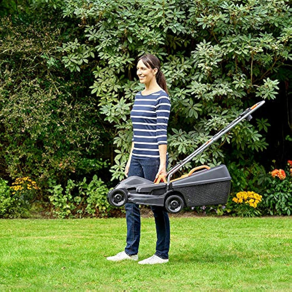 BLACK+DECKER 32cm Electric Rotary Mower and GL250 Grass Strimmer
