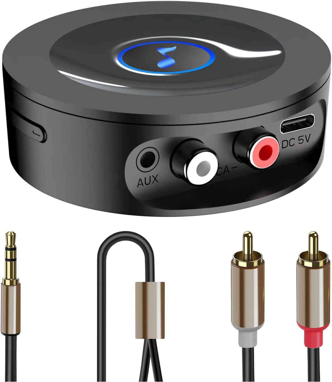 Bluetooth 5.2 Receiver | HiFi Audio AUX & RCA Adapter