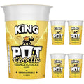 Pot Noodle King Size Original Curry Vegetarian Snack - 5 x 114g