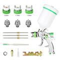HVLP Gravity Feed Air Spray Gun | 3 Nozzles & 600CC Cup