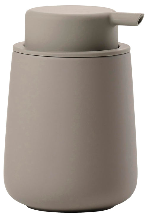 Zone Denmark Nova One Ceramic Soap Dispenser – Soft-Touch Taupe, 250ml