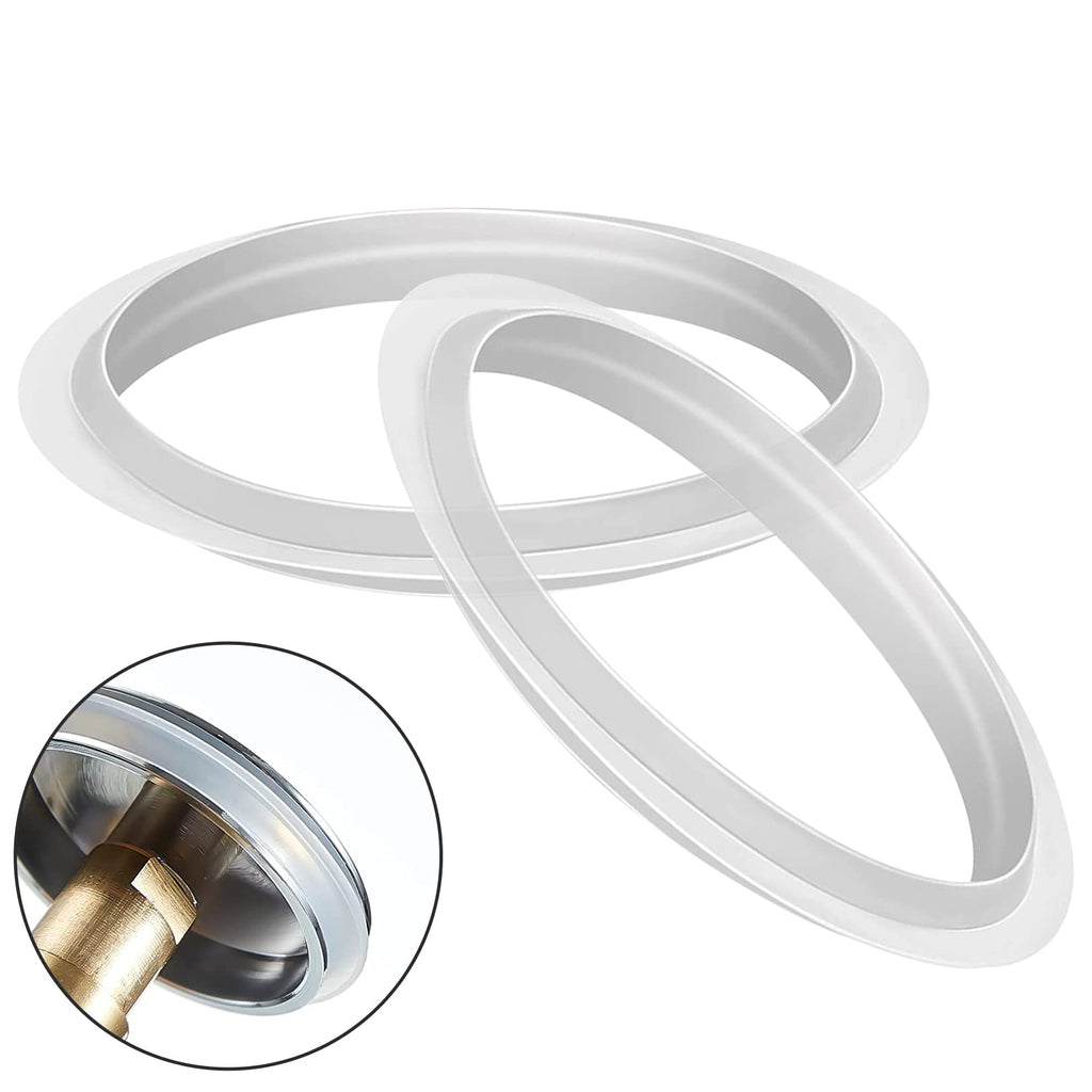 Sink Plug Rubber Seal,Bathroom Sink Drain Plug Stopper,2PCS,31/39mm - image 1