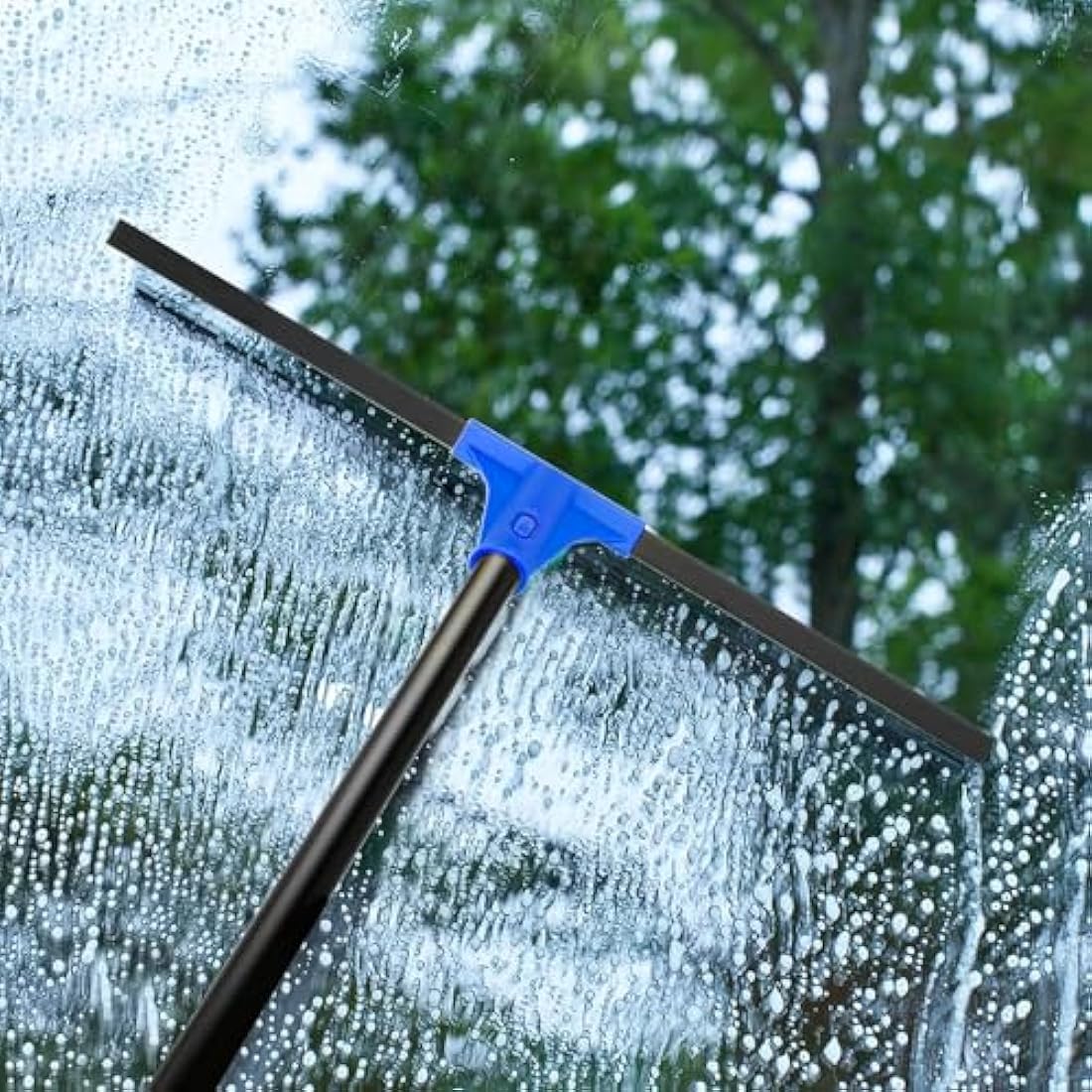 Jolof Store 60cm Floor Squeegee | Heavy Duty Rubber Broom with 150cm Handle