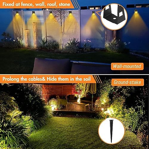 ECOWHO LED Garden Spotlights | 21m IP65 Waterproof Low Voltage Spike Lights