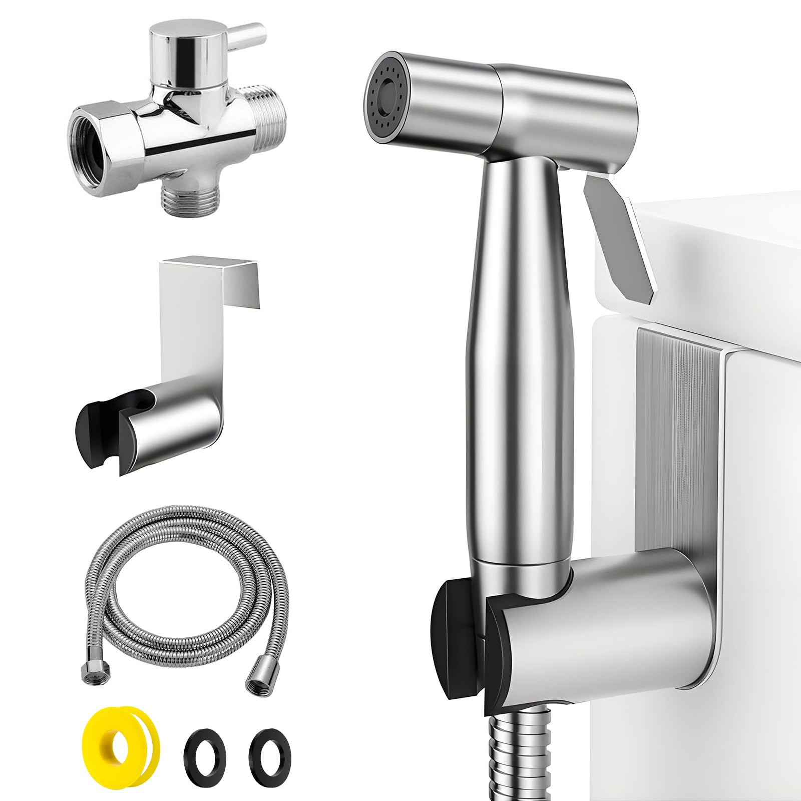 SOMDARHK Handheld Bidet Sprayer Kit | Stainless Steel Toilet Attachment