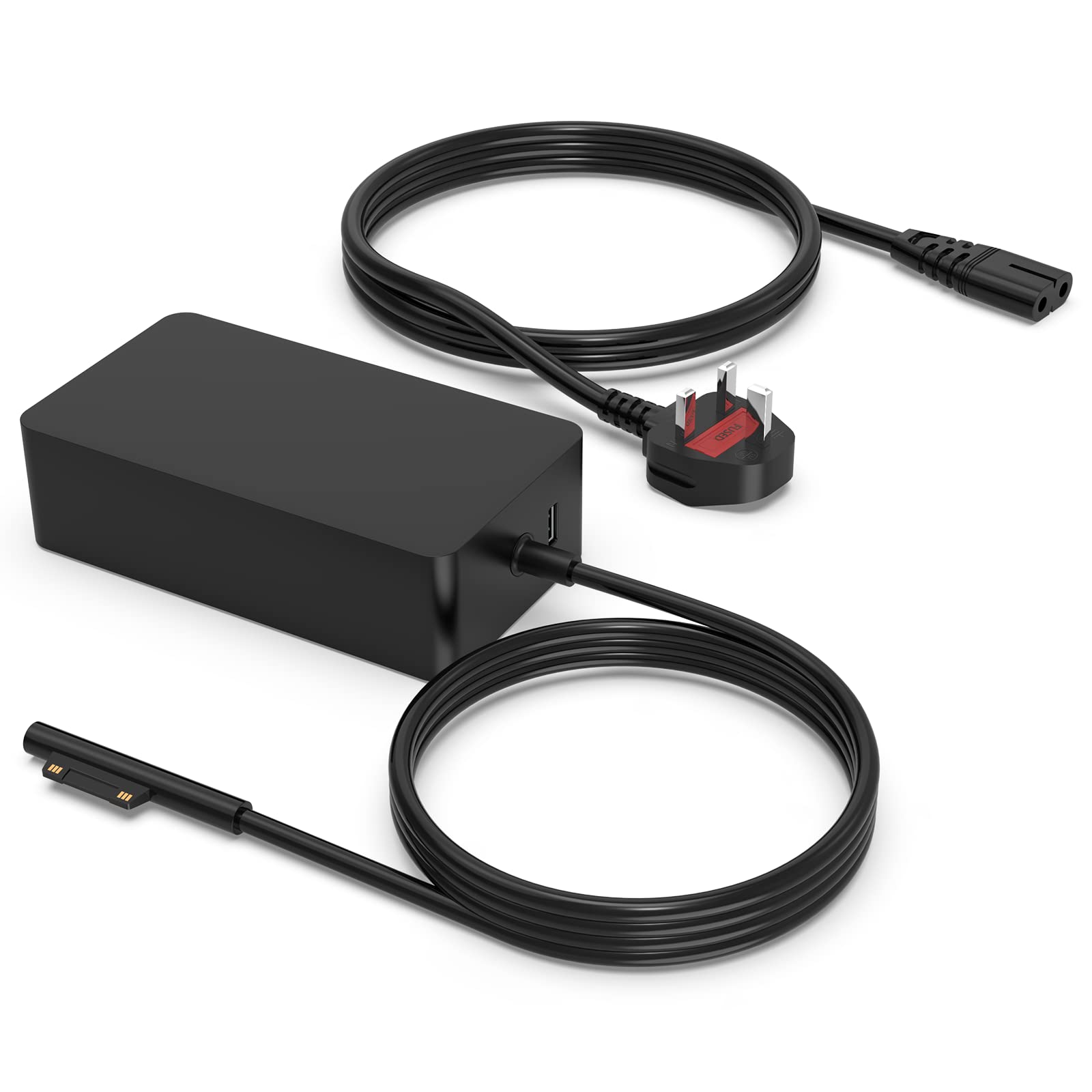 65W Surface Pro Charger for Microsoft Laptop and Tablet
