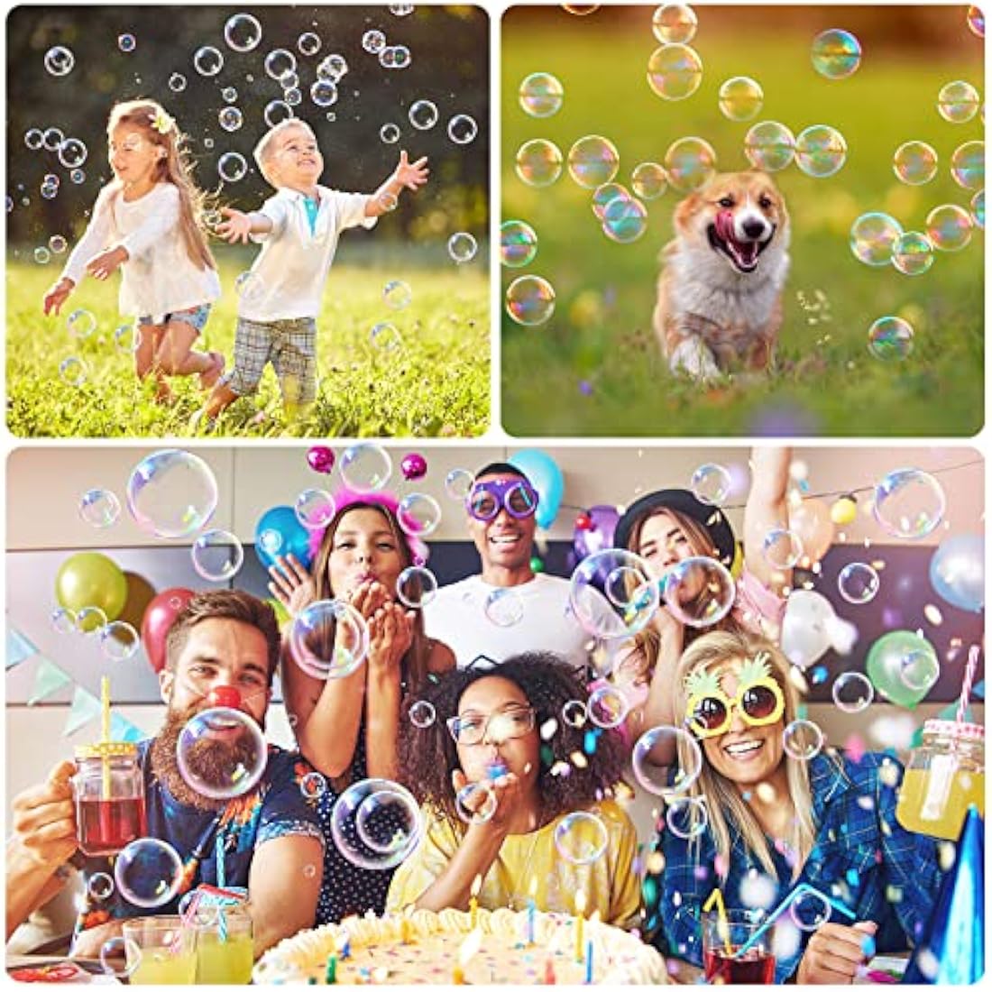 Portable Bubble Machine | 16000+ BPM Electric Blower for Kids