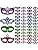 Jolof Store 48 Piece Masquerade Masks – Vintage Venetian Couple Masks