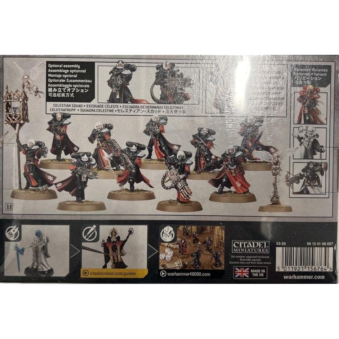 Warhammer 40,000 Adepta Sororitas Battle Sisters Squad Miniatures