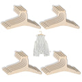 PEAPIN 20PCS Cute Bear Shaped Baby Hangers Wooden Baby Hangers