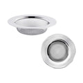2pcs Stainless Steel Sink and Shower Drain Strainers, 77mm Diameter - image 1