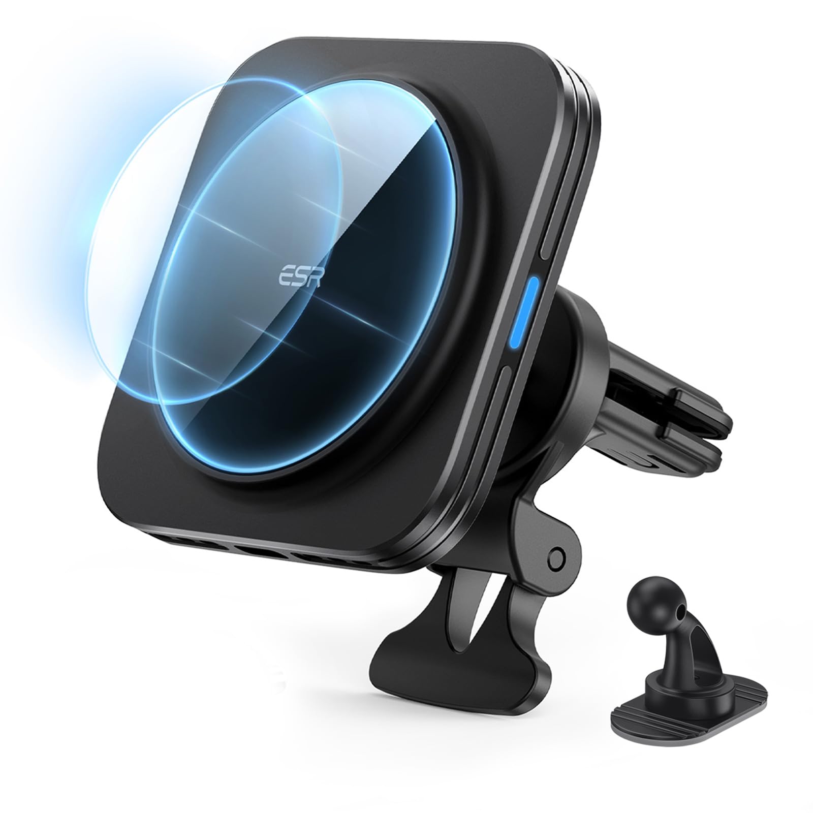 ESR 15W MagSafe Car Mount Charger – Magnetic Wireless Phone Holder