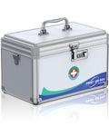 Uniclife Large Medicine Lock Box – Secure First Aid Storage with Strap