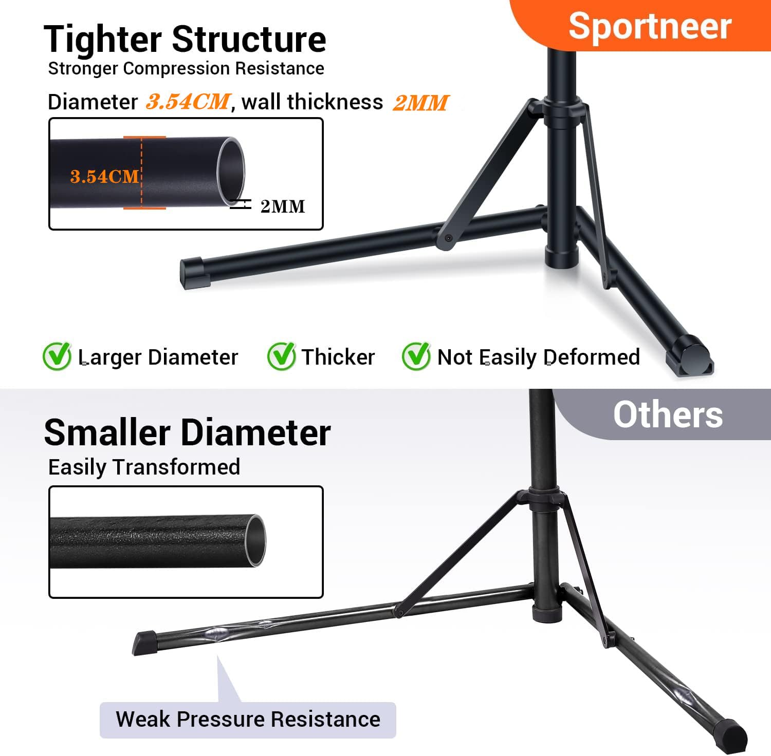 Sportneer Bike Repair Stand – Foldable Height Adjustable Workstand