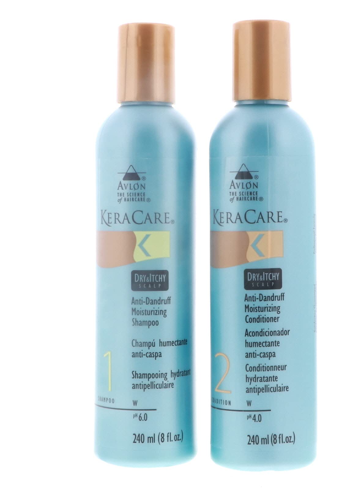 KeraCare Dry & Itchy Scalp Moisturizing Shampoo & Conditioner Set, 8oz