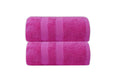 Manucci 100% Egyptian Cotton Jumbo Bath Sheets | 500GSM Pink - 2 Pack