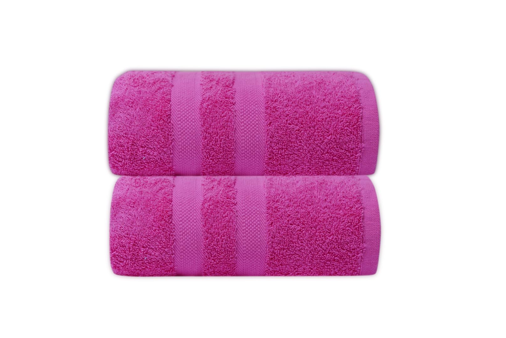 Manucci 100% Egyptian Cotton Jumbo Bath Sheets | 500GSM Pink - 2 Pack