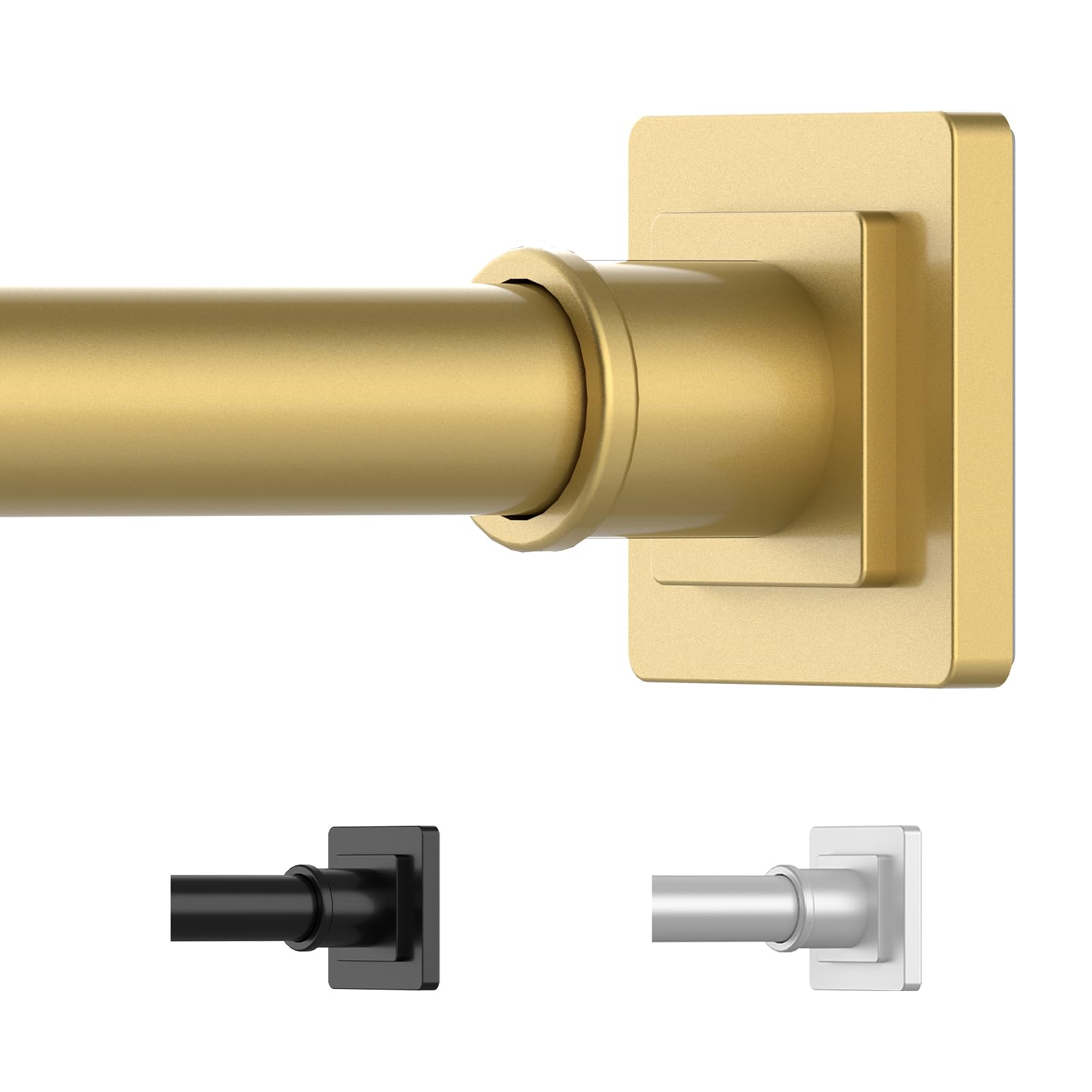 UIOSANRT Gold Shower Curtain Rod | 31-79" No-Drill Tension Mounted Rod