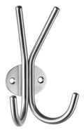 Alco 2846 Double Coat Hook Stainless Steel Approx. 13 cm, silver