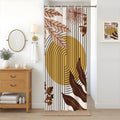Uiiooazy Abstract Boho Floral Shower Curtain | Waterproof Polyester Fabric