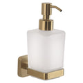 Gedy Tonga Wall Mounted Soap Dispenser | Matte Gold Stainless Steel