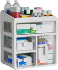 Jolof Store 4-Tier Medicine Storage Box – Clear Drawer Organizer