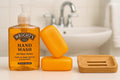 Wrights Antibacterial Soap & Hand Wash Set with Bamboo Soap Dish