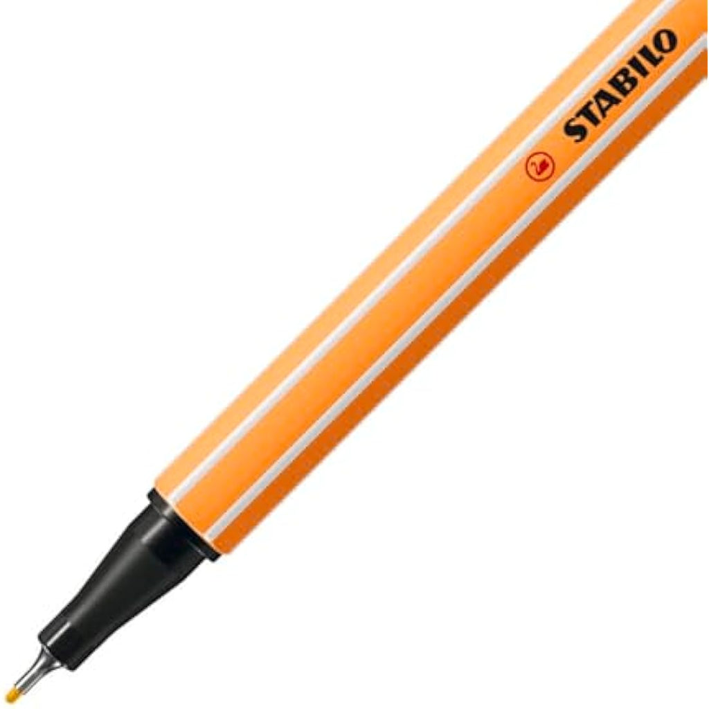 STABILO Point 88 Fineliner Pens – ARTY Metal Tin of 45 Assorted Colours