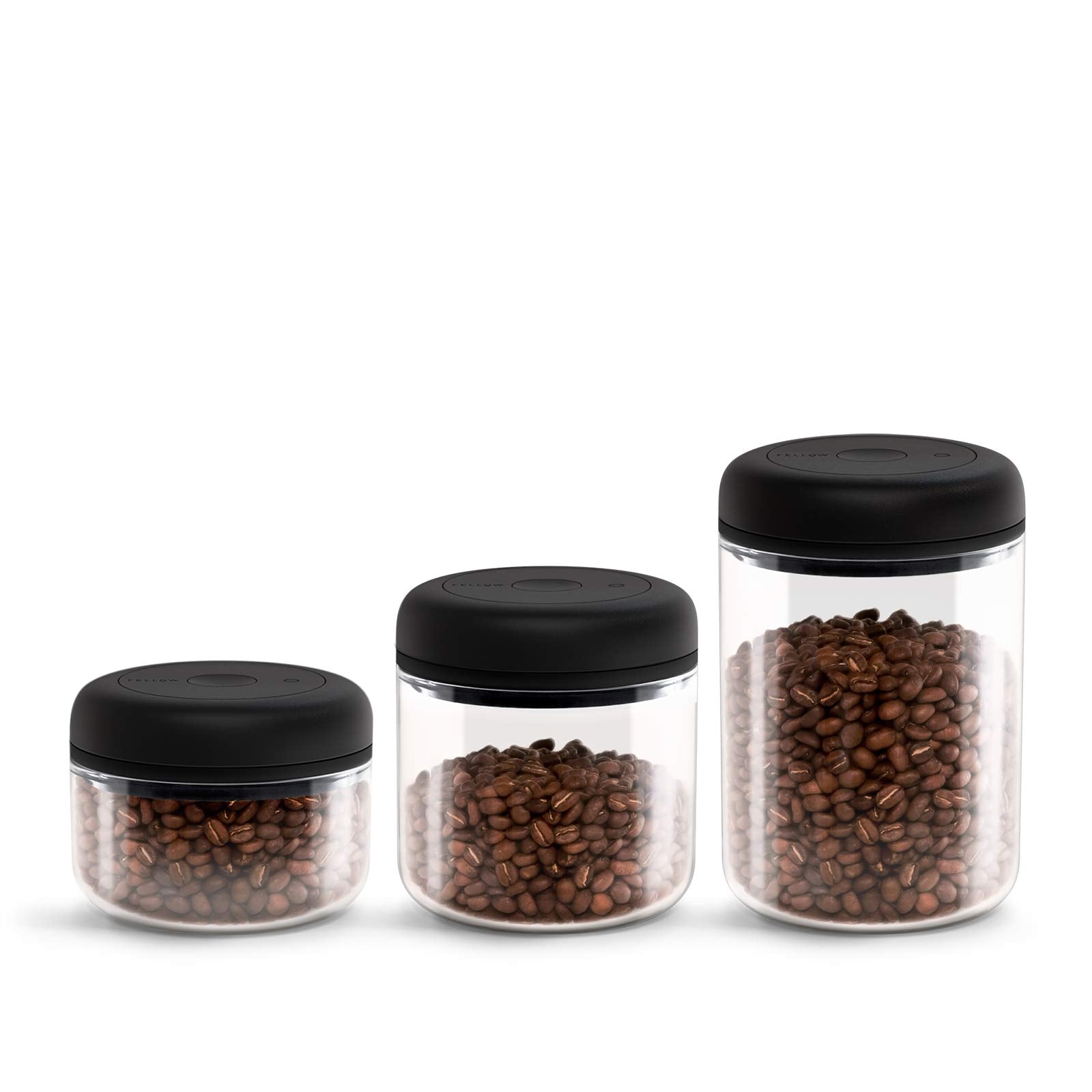 Fellow Atmos Vacuum Canister – 0.4L Clear Glass Coffee Storage Jar